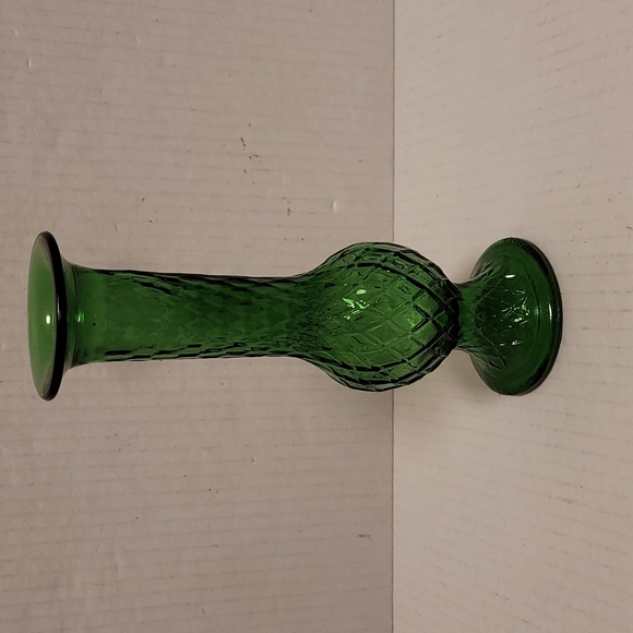 Vintage E.O. Brody Co. Green Glass Bud Vase - Picture 13 of 16